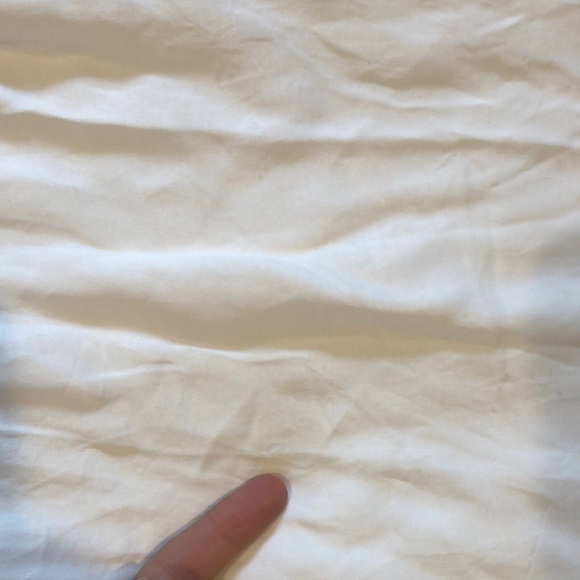 White BRAEZ Ruffle Off the Shoulder Dress - Picture 6 of 6